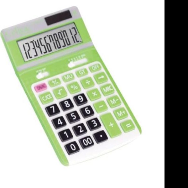 CALCULADORA ESCRIT. CELICA CA-2697GN VERDE 12DIG. E.1040